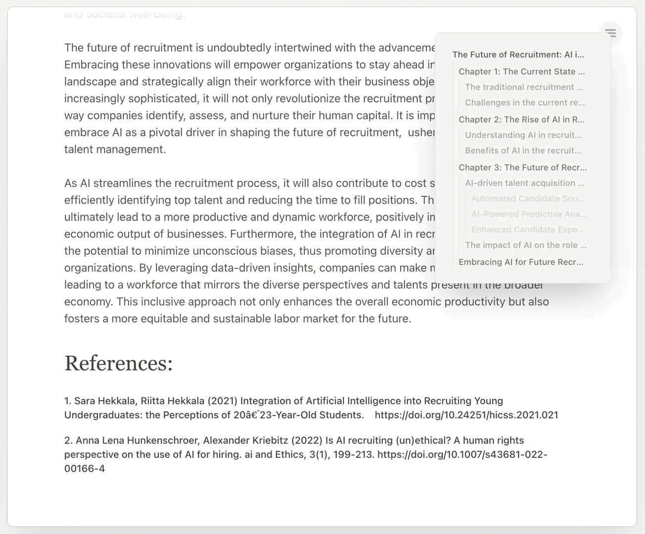 Olovka AI Essay Writer use case example