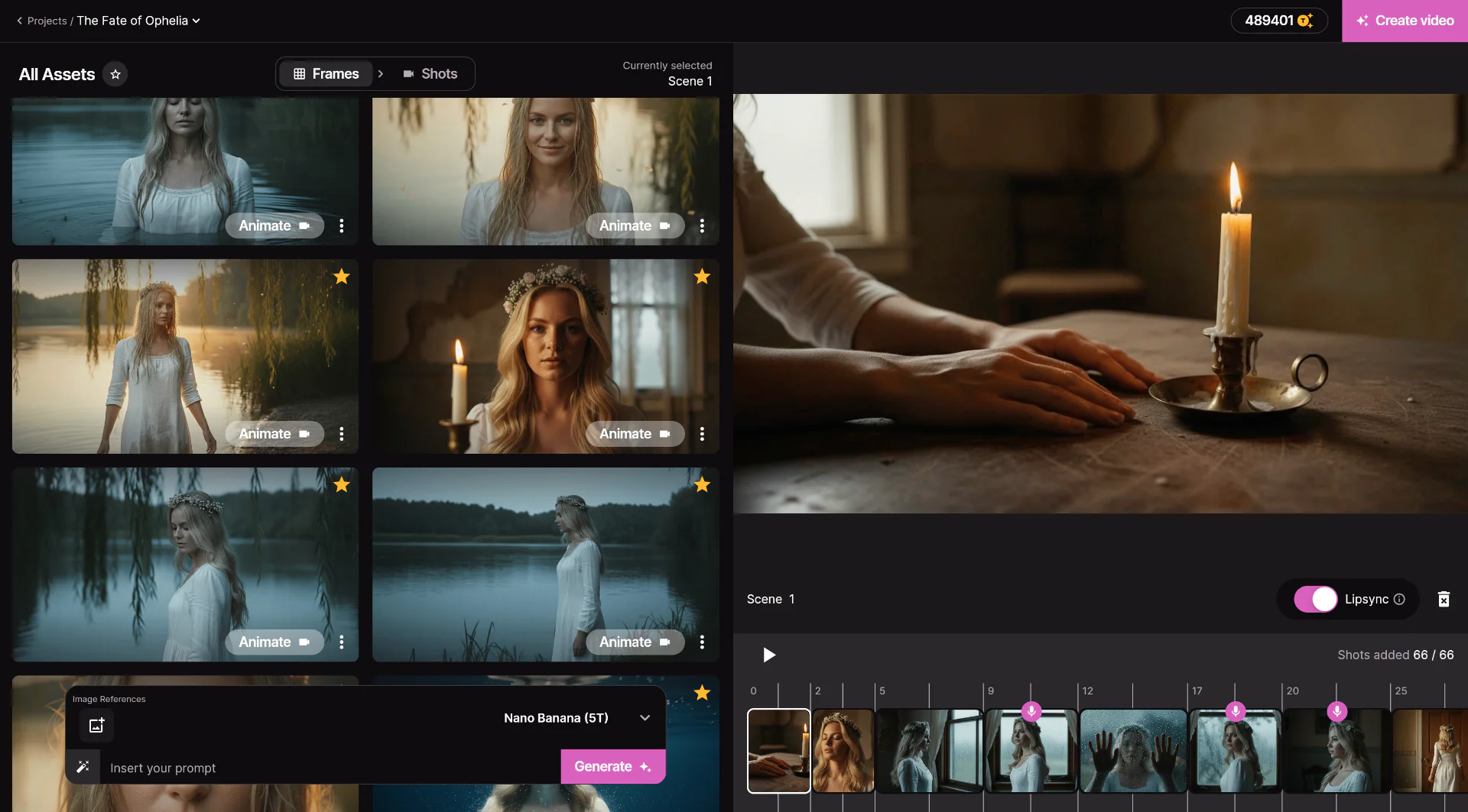 onemoreshot product interface overview