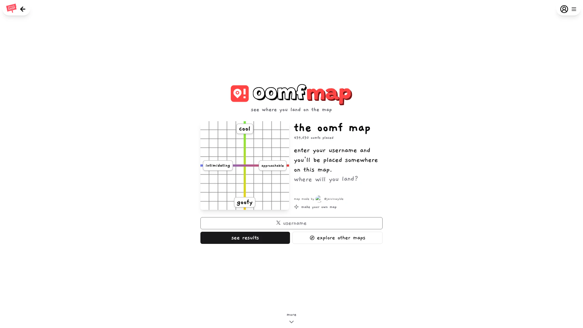 Oomfmap screenshot