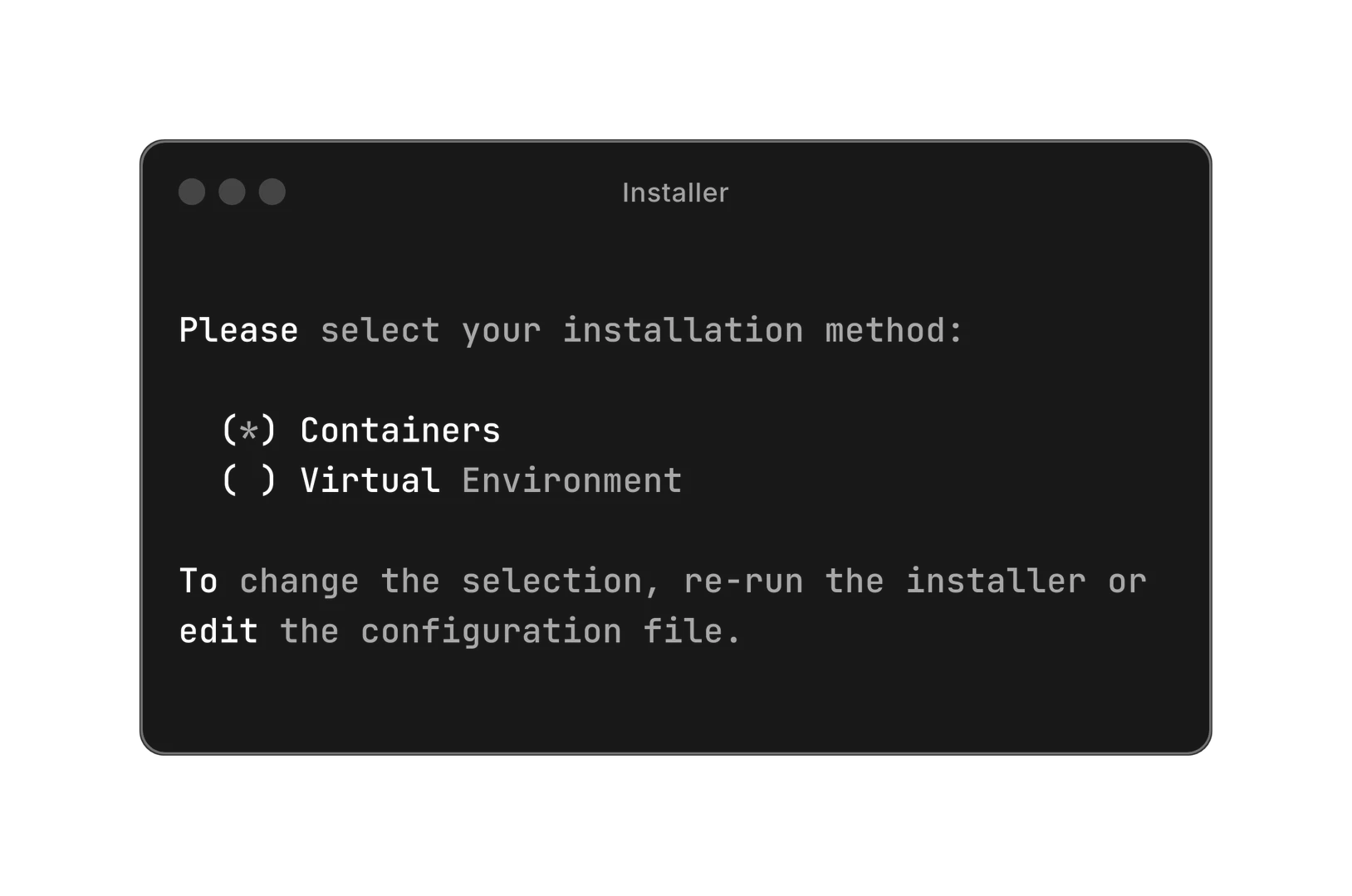 Open Voice OS Docker installation process