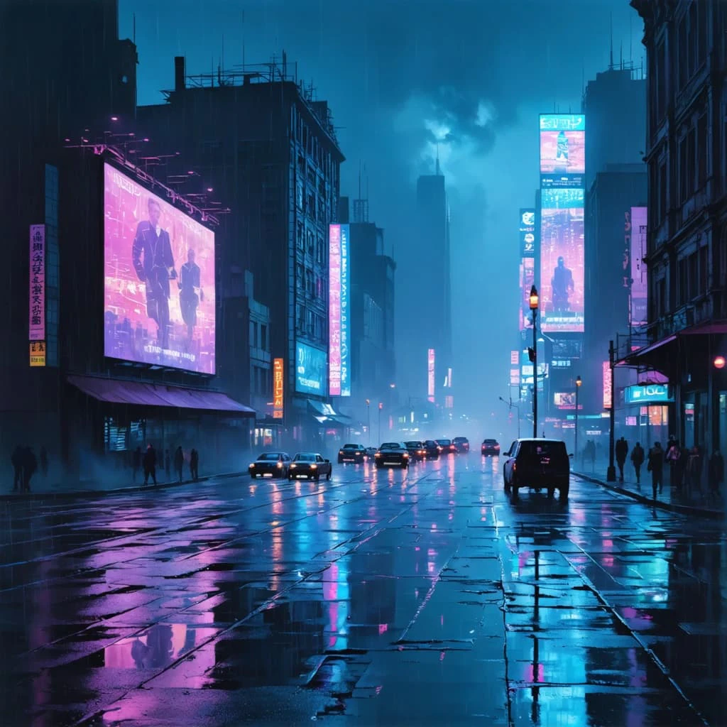 Openartistai futuristic city generated image