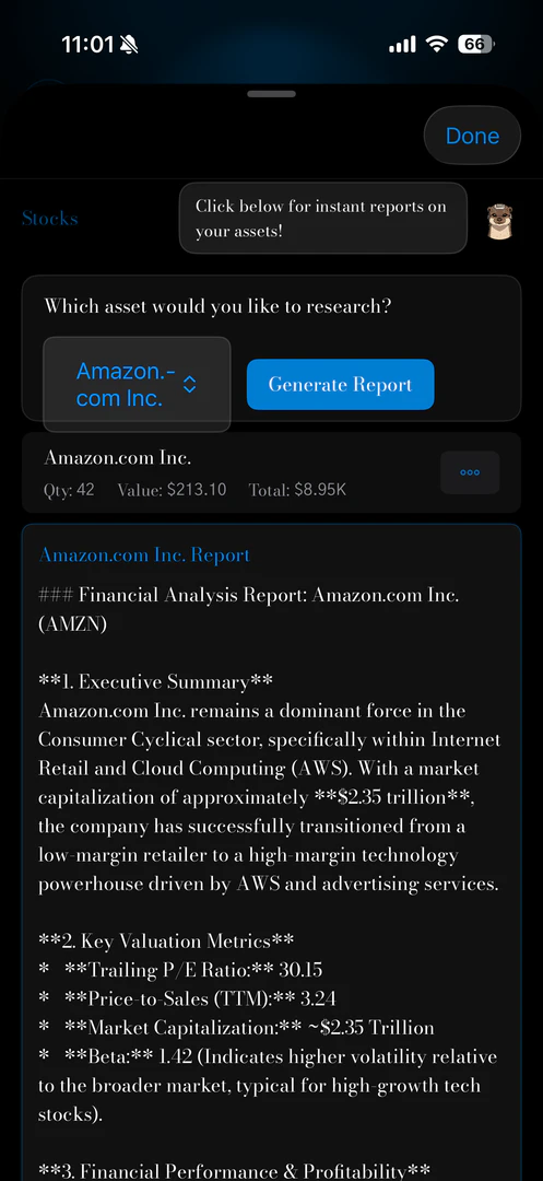Otterquant portfolio tracking dashboard