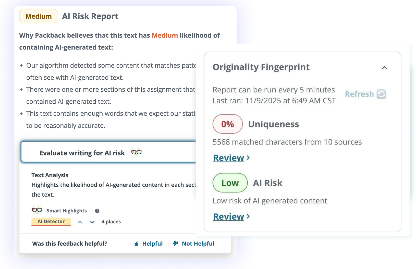 Packback platform overview and AI-powered feedback
