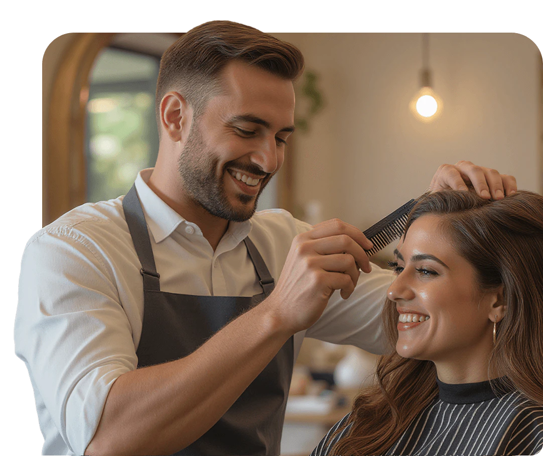 Pandami user scenario image for hairstylists