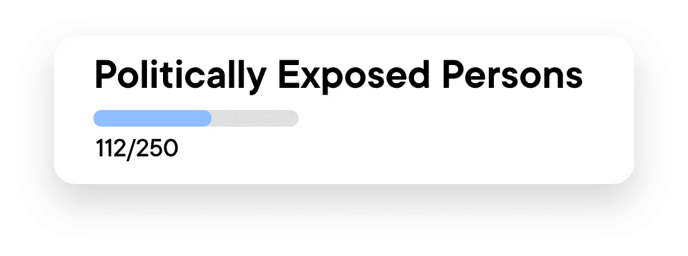 Pascalai politically exposed person features demonstration