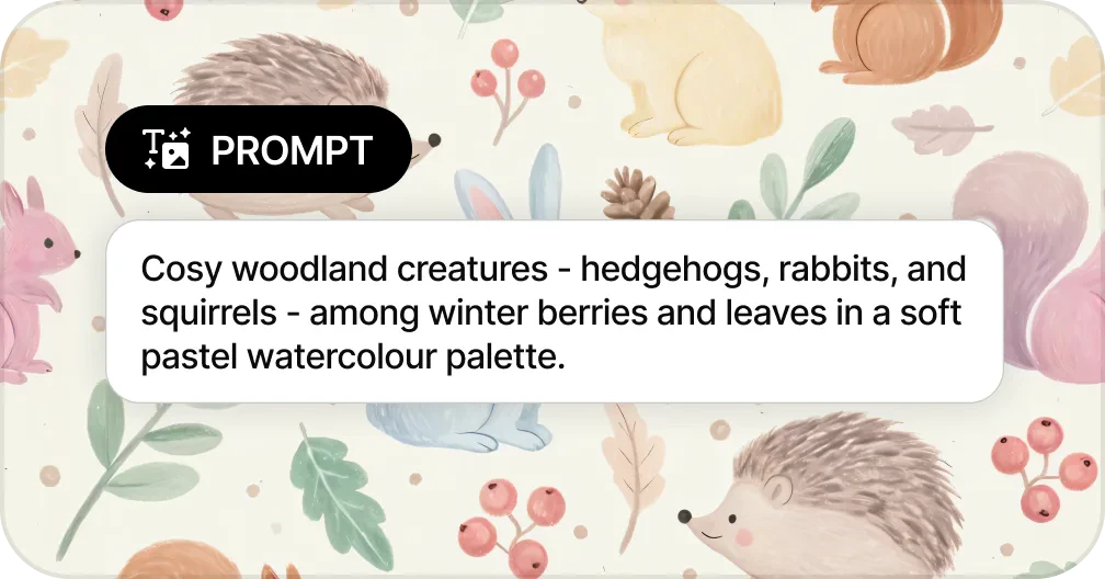 PatternedAI showing pattern generation from text prompts