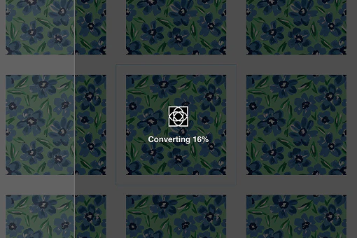 Patternlook AI processing screenshot