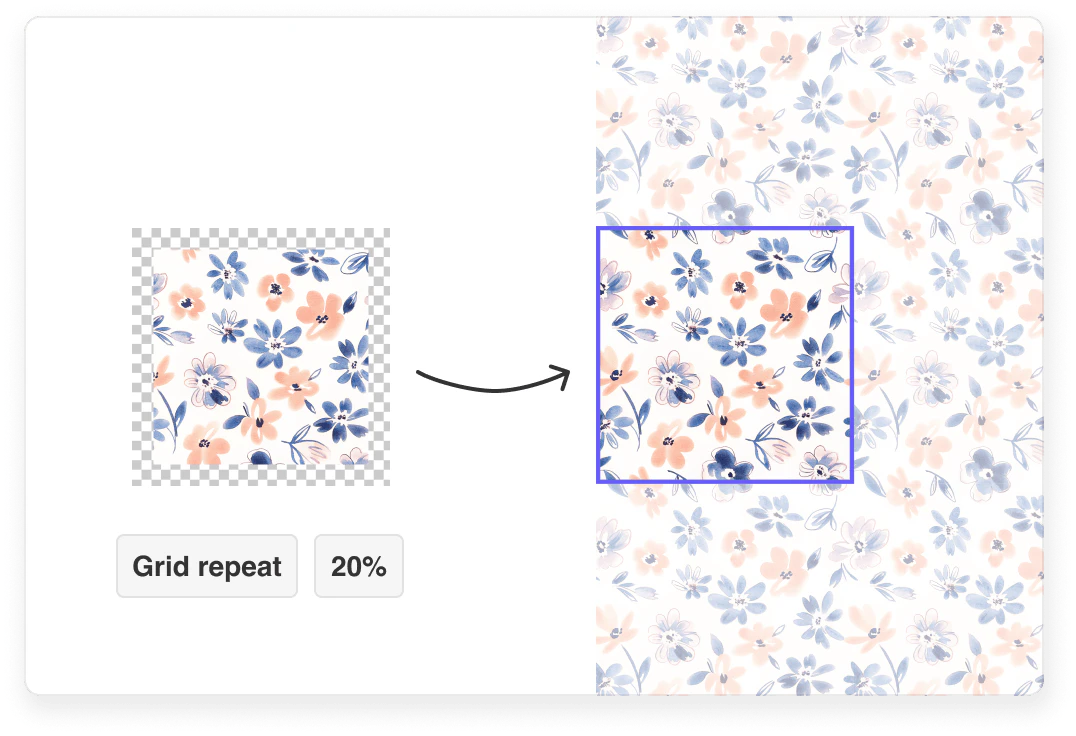 Patternlook seamless pattern maker interface