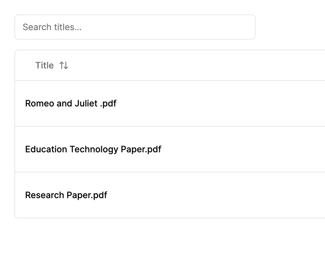 PDF GPT search feature demonstration