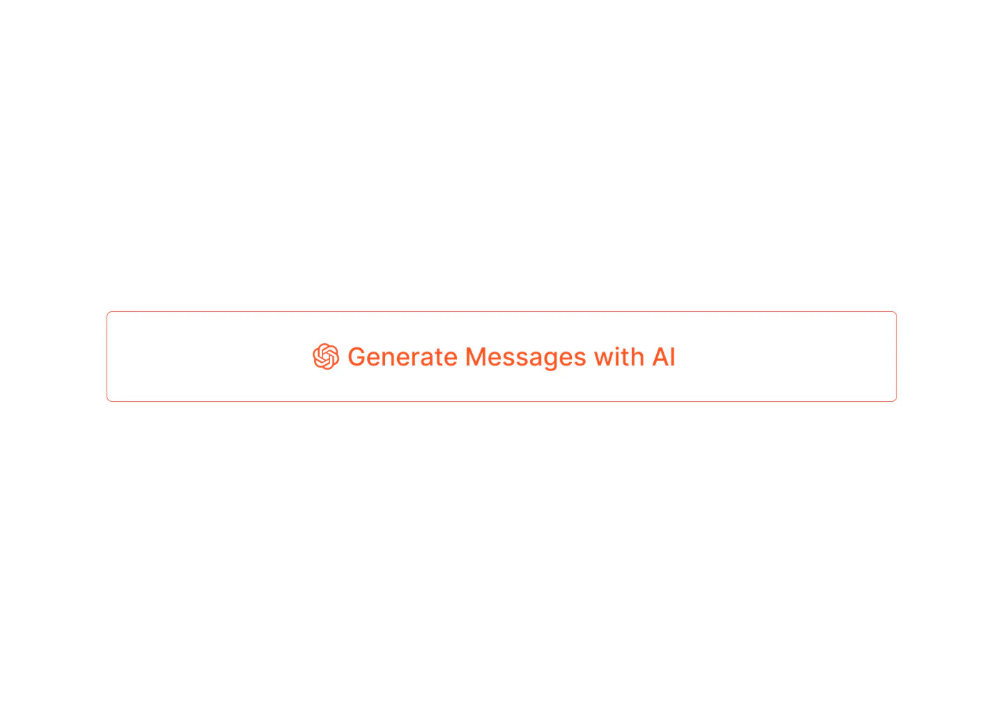 Periodix product interface showing AI-crafted messages