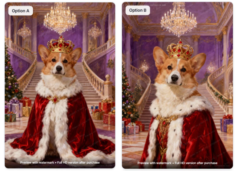 Download your masterpiece from Petsyai