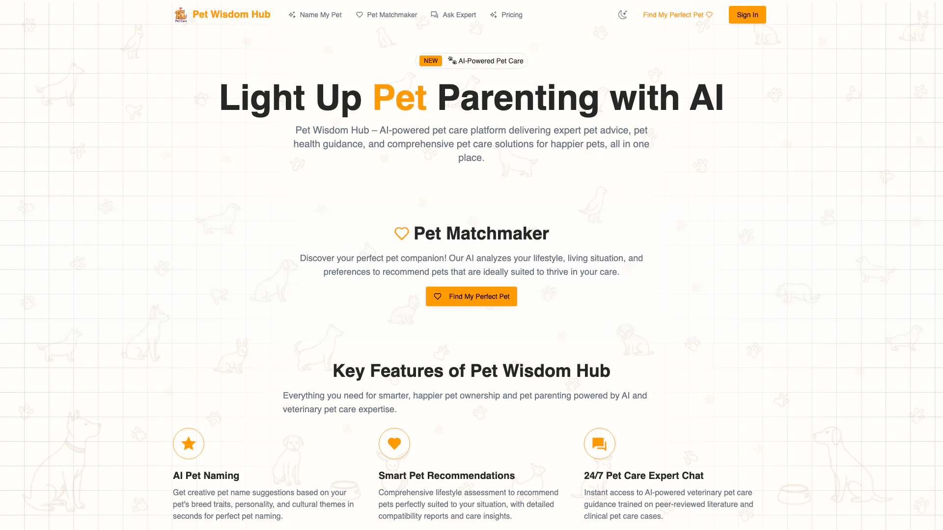Petwisdomhub screenshot