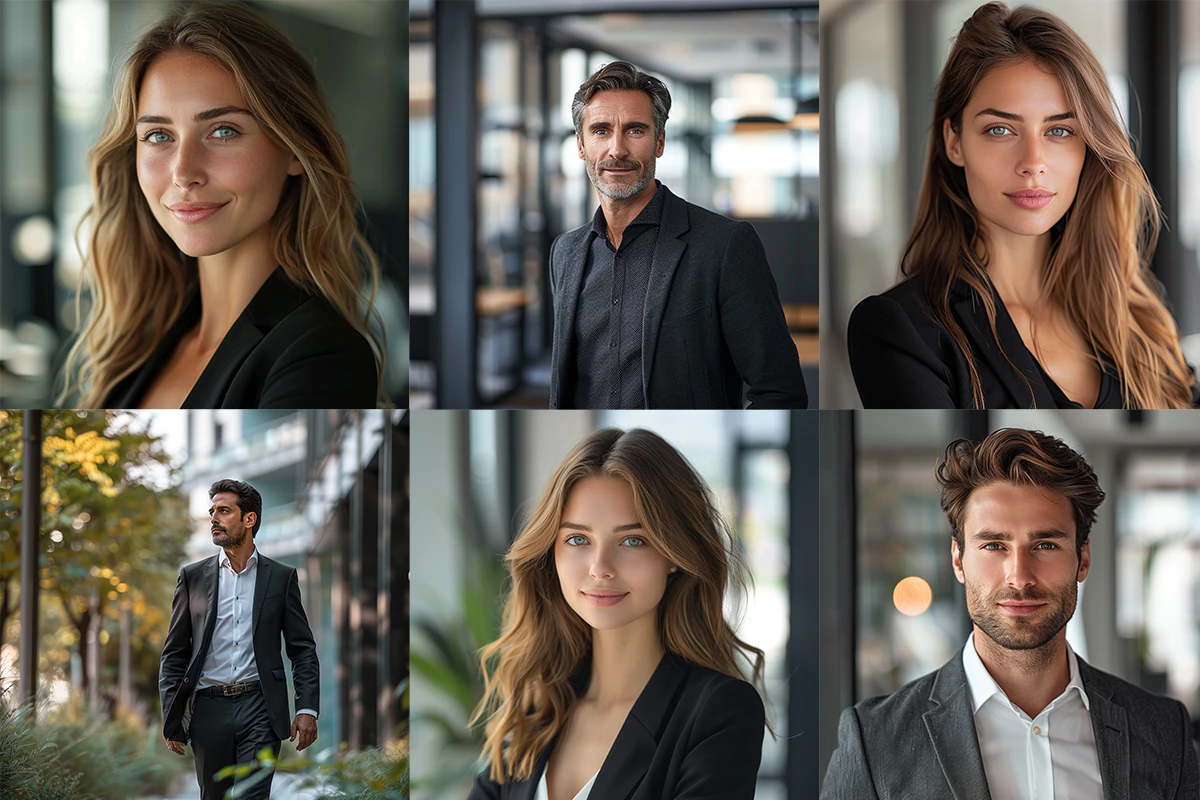 Photoflow AI product overview with ultra-realistic headshots