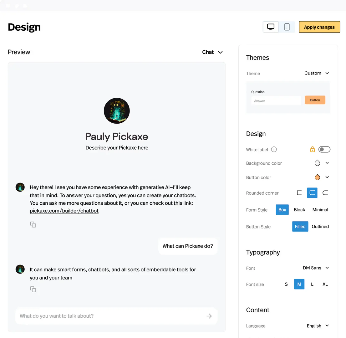 Pickaxeproject feature demonstration