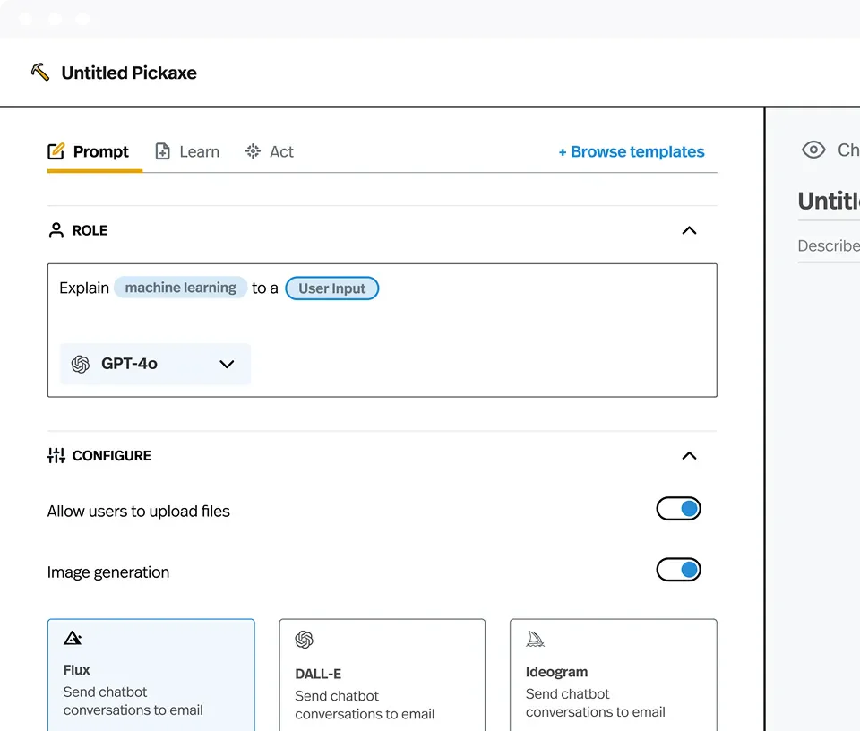 Pickaxeproject use case example