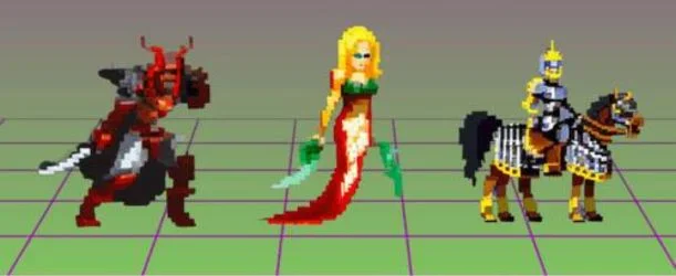 Pixelvibe character sprites demonstration
