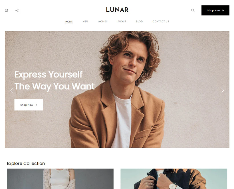 Setting up an online store using Pixpa