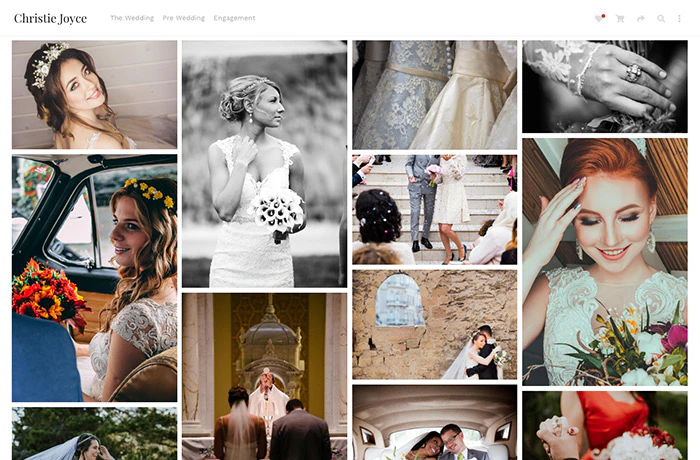 Selling images feature on Pixpa