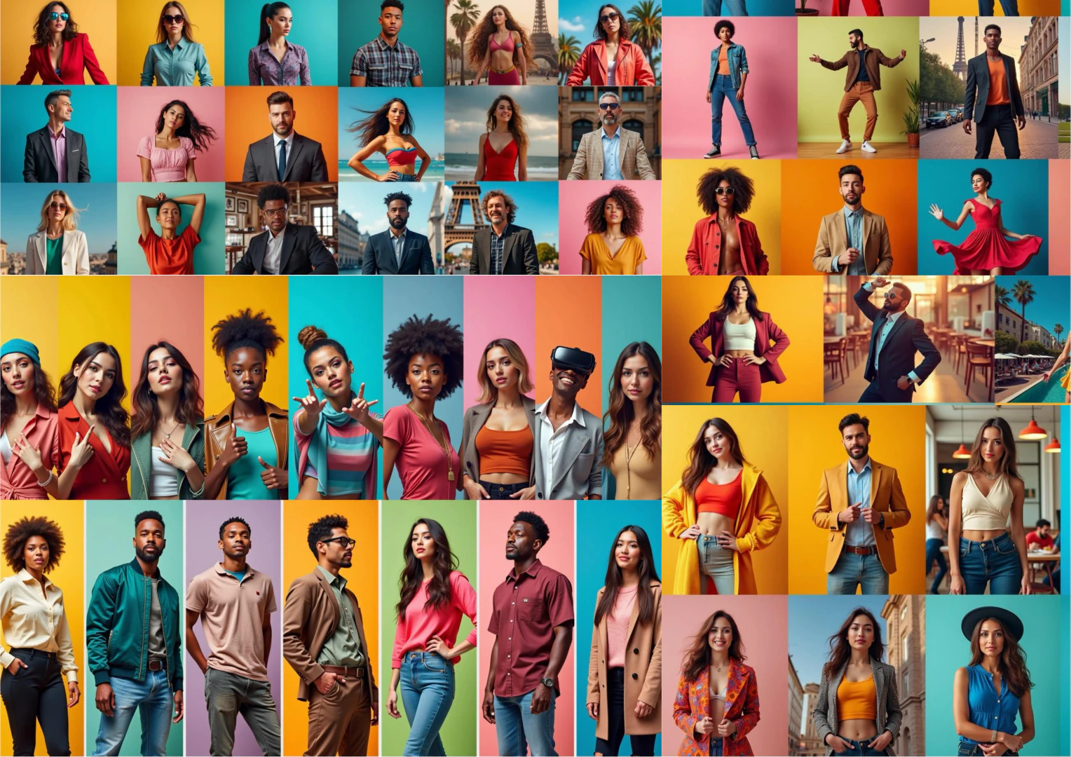 Pixpoc product overview showcasing AI-generated photos