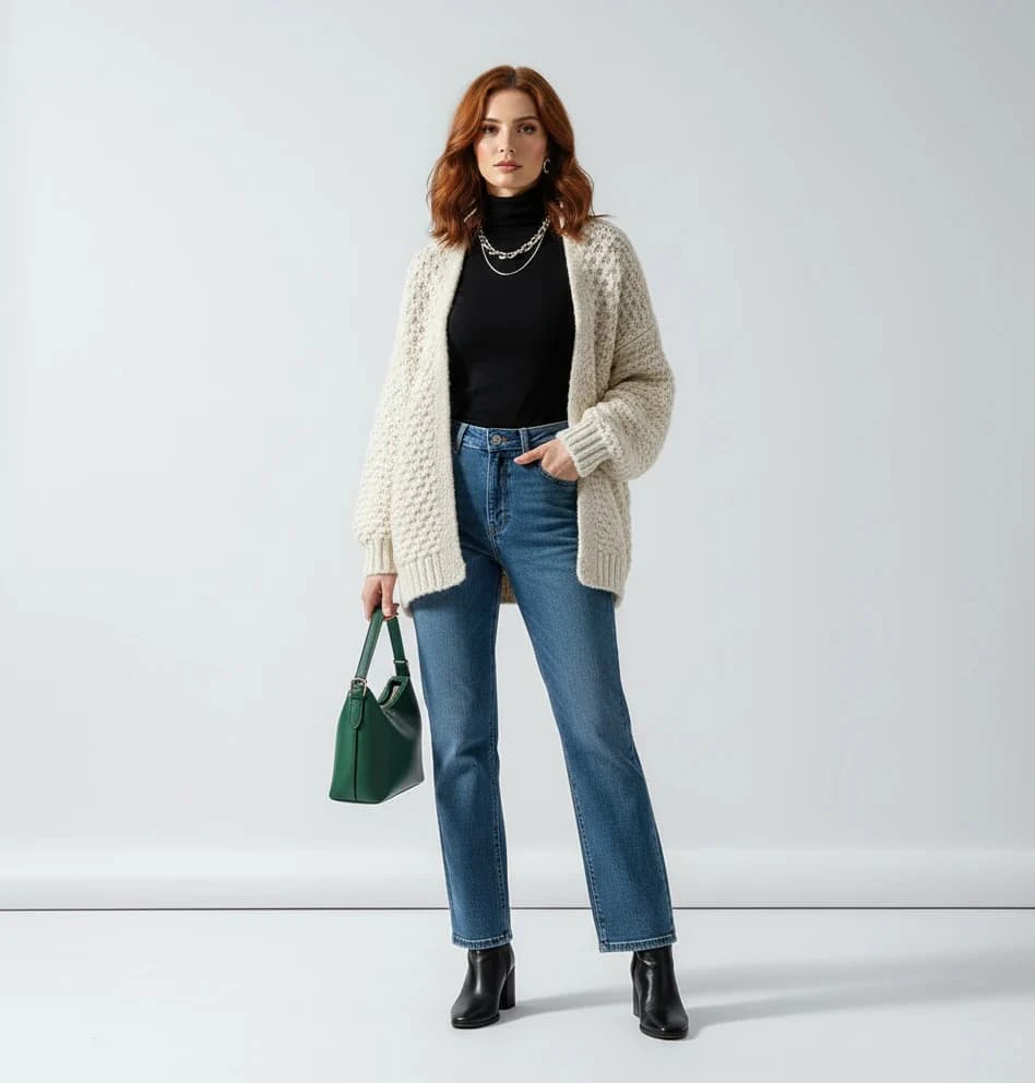 AI model posing in a stylish dress using Pixupai