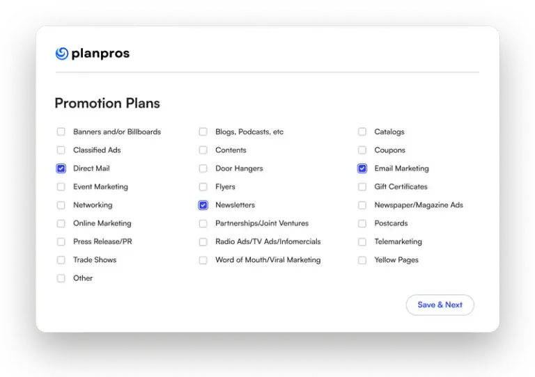Planprosai promotional plans and features overview