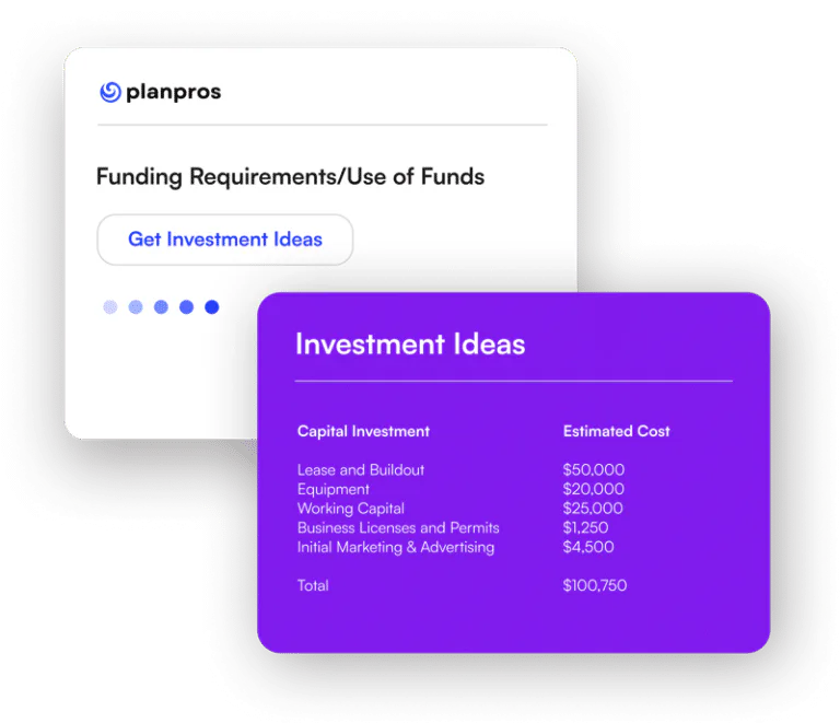 Planprosai use case example for business planning