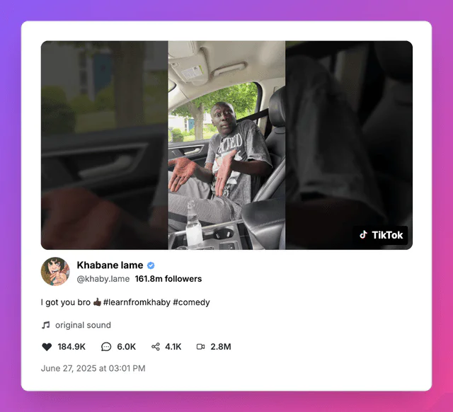 PostCapture TikTok screenshot example