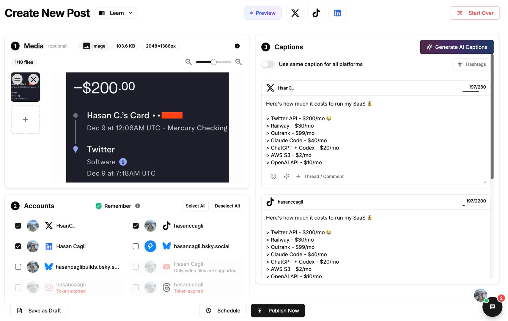 PostPlanify bulk scheduling feature demonstration