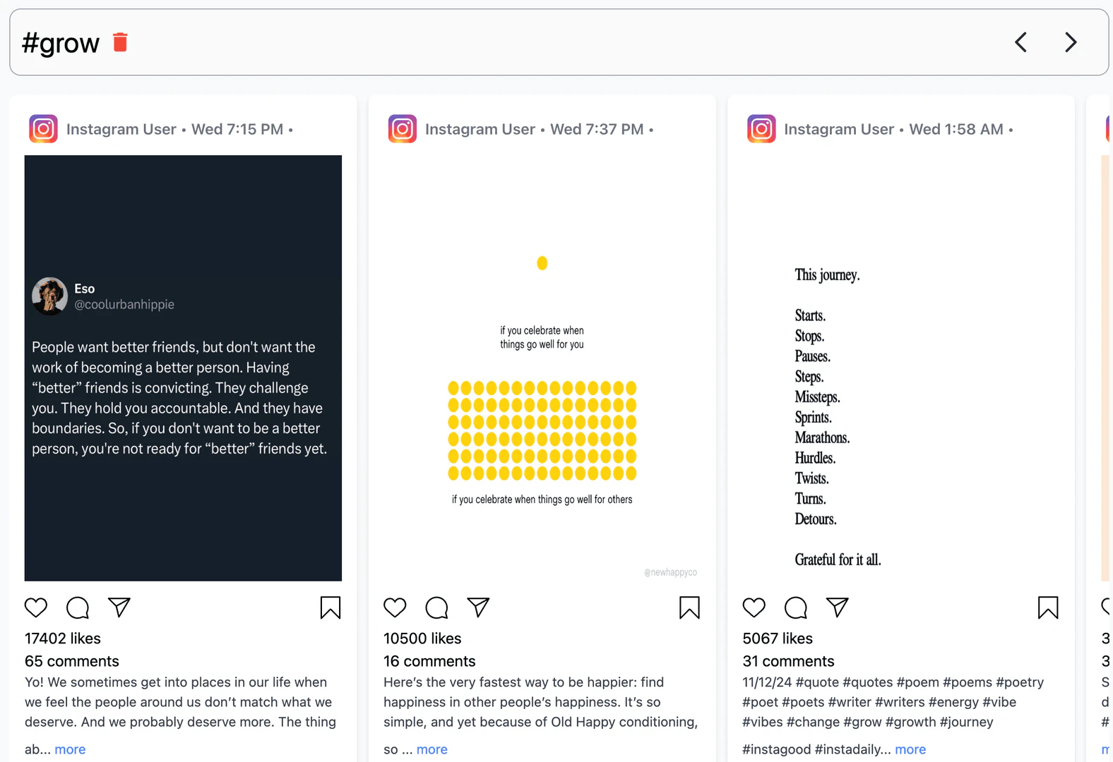 Prismix content optimization feature
