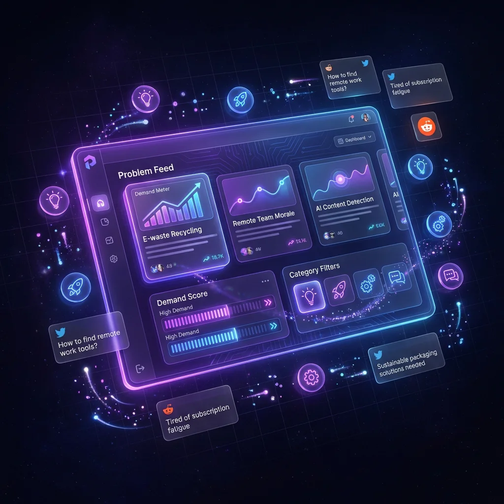 Problemminer product interface overview