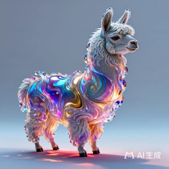 Prompt Llama usage scenario with AI-generated images