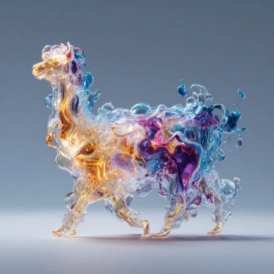 Prompt Llama product overview with AI-generated images