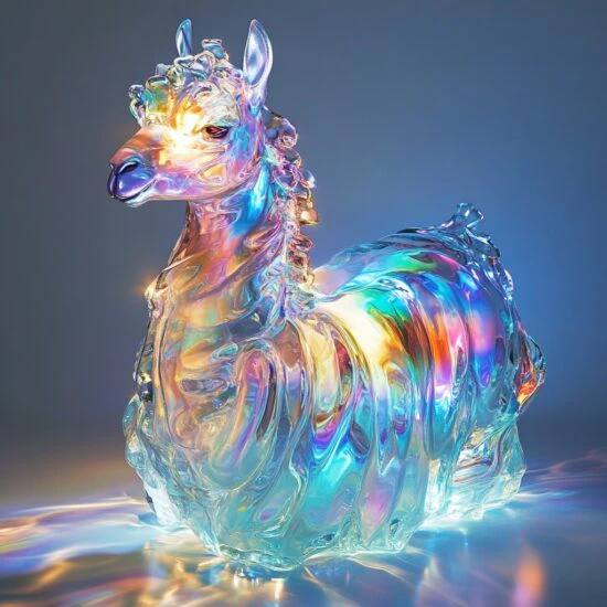 Prompt Llama showcasing AI-generated image