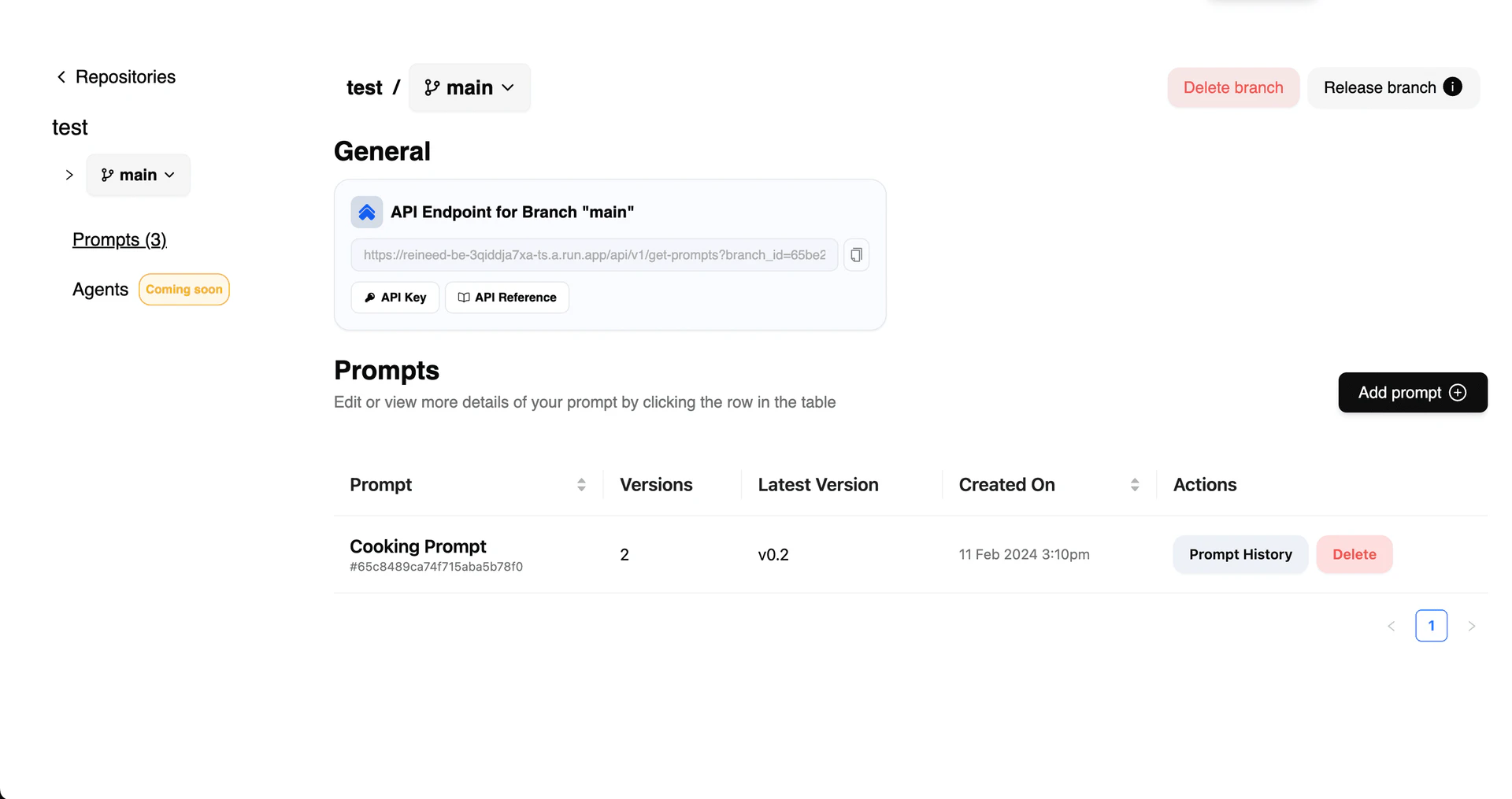 Prompteams versioning prompts and management
