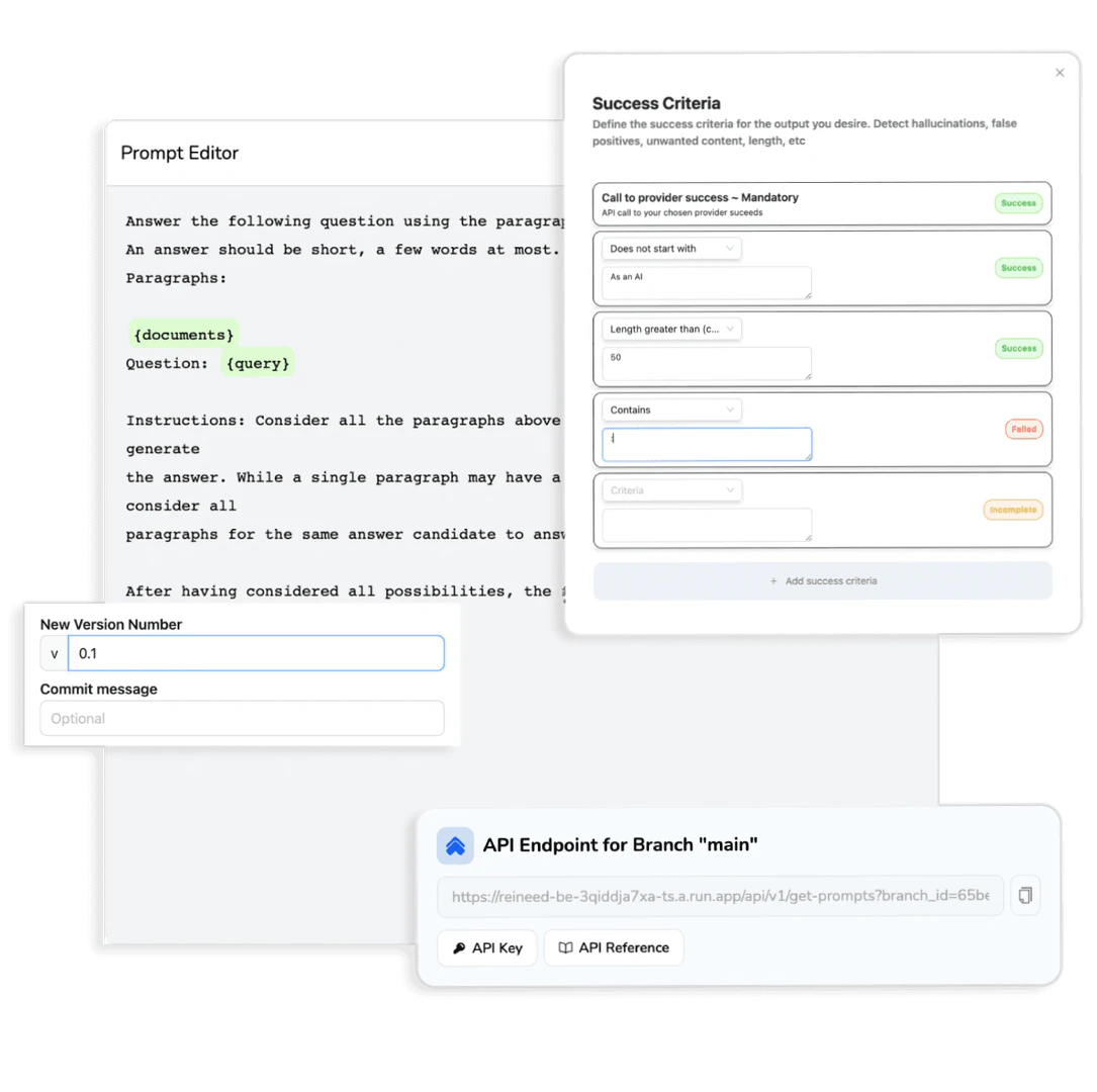 Prompteams product overview and interface