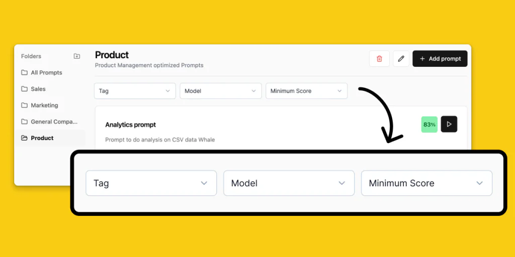 PromptPanda effortless organization feature