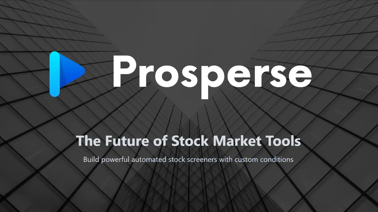 Prosperse Automated Stock Scanner screenshot