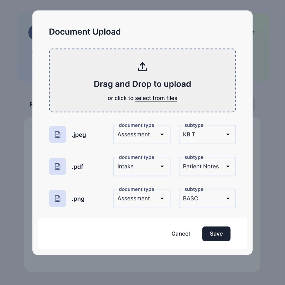 Psynthai product interface for report generation