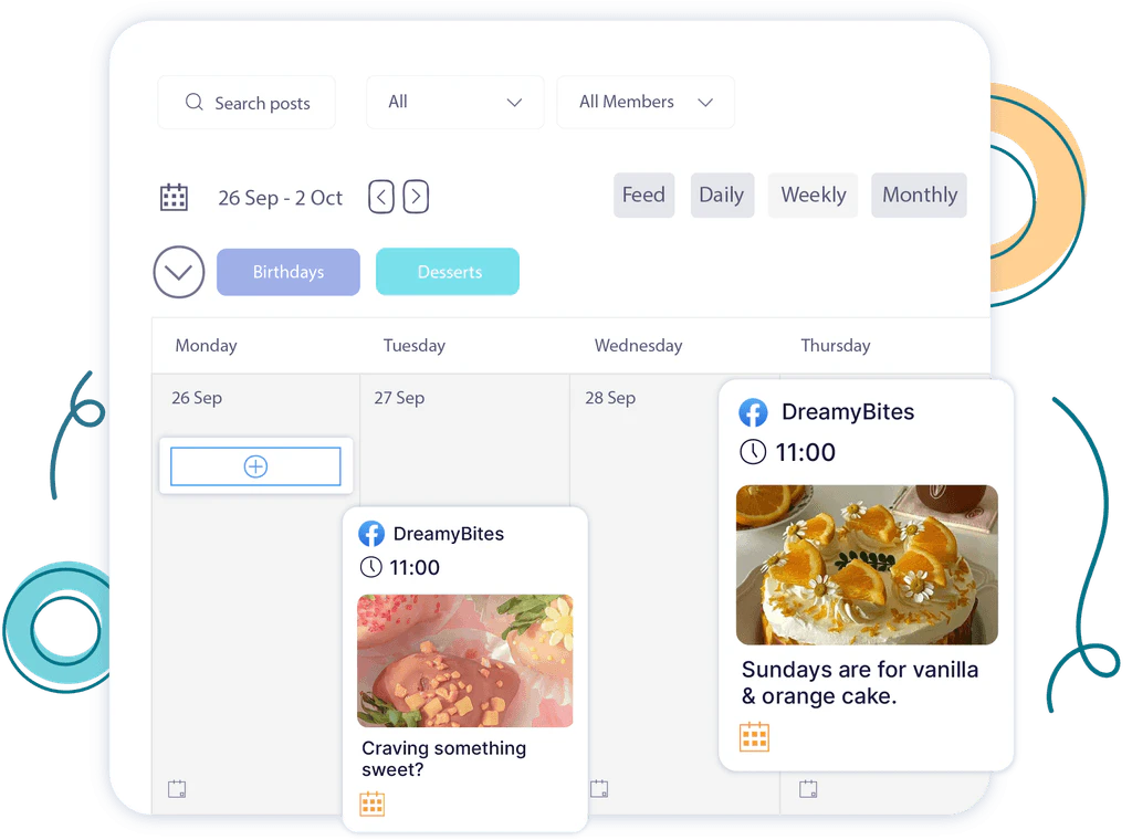 Publer application scenario for small business owners