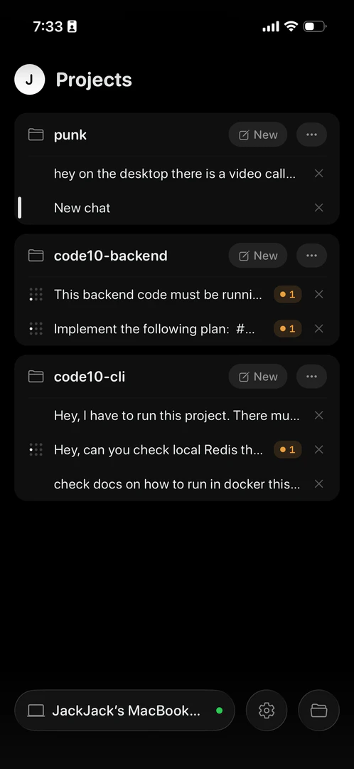 Punkcode multi-device management