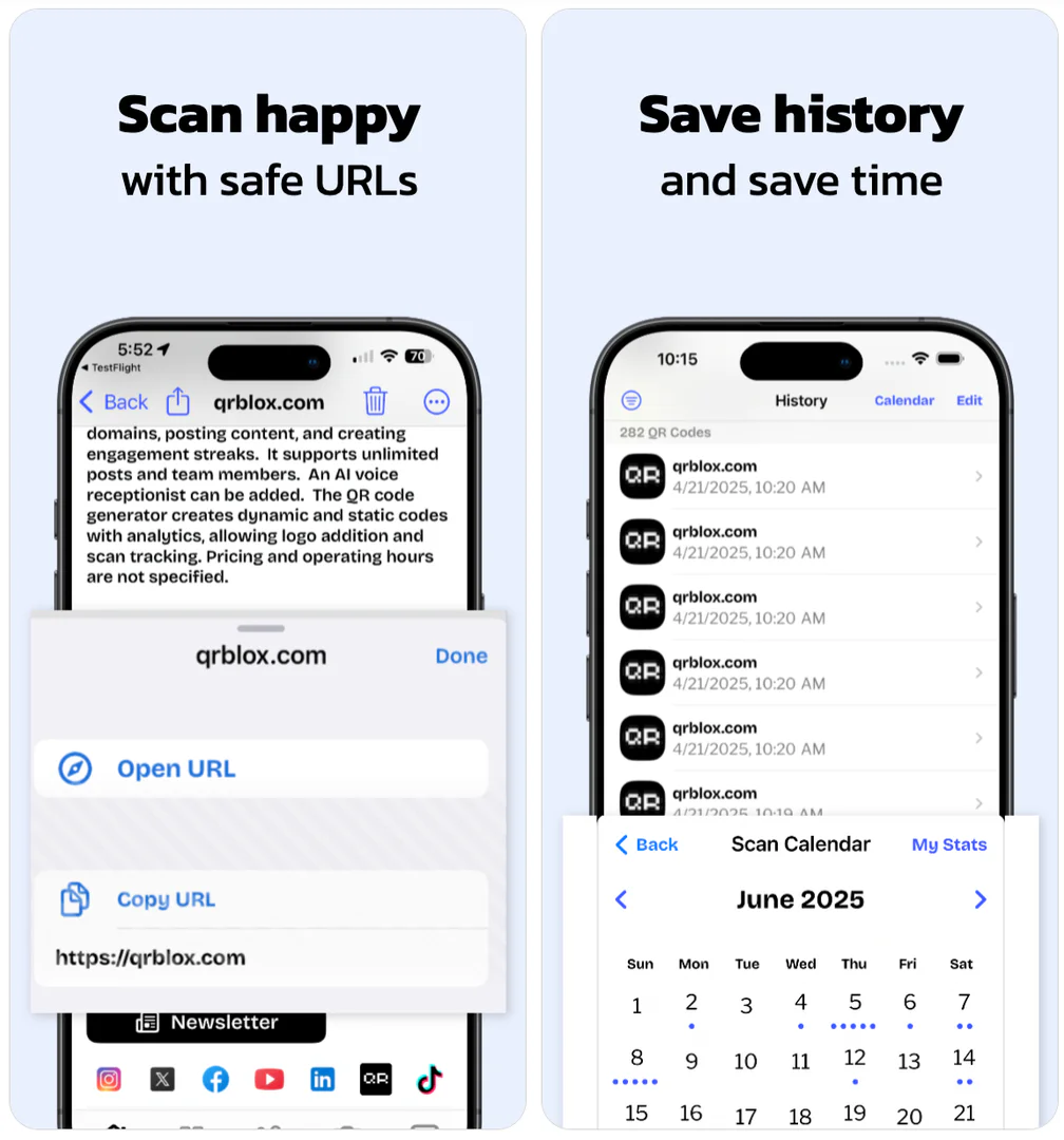 Qrblox app user scenario image