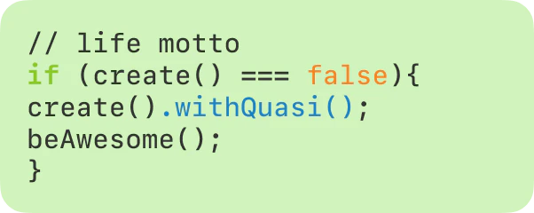 Quasi user scenario image for creative professionals