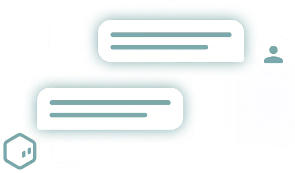 QueryPal AI chatbot feature showcasing interaction