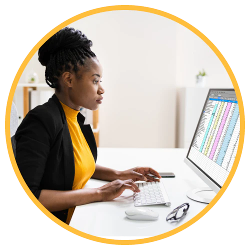 Analyst using QueryX for data extraction