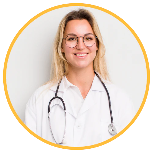 Doctor using QueryX for medical data retrieval