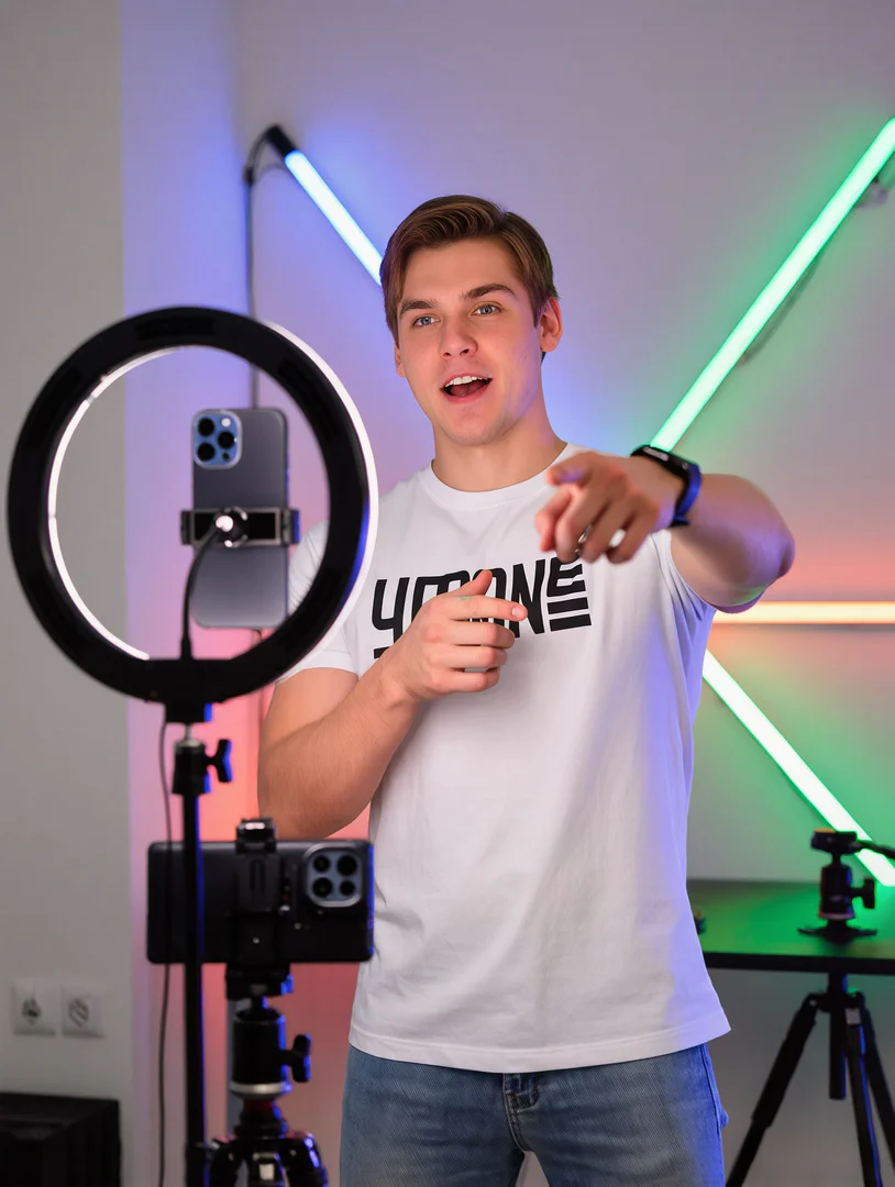 Quicklrc application scenario for content creators