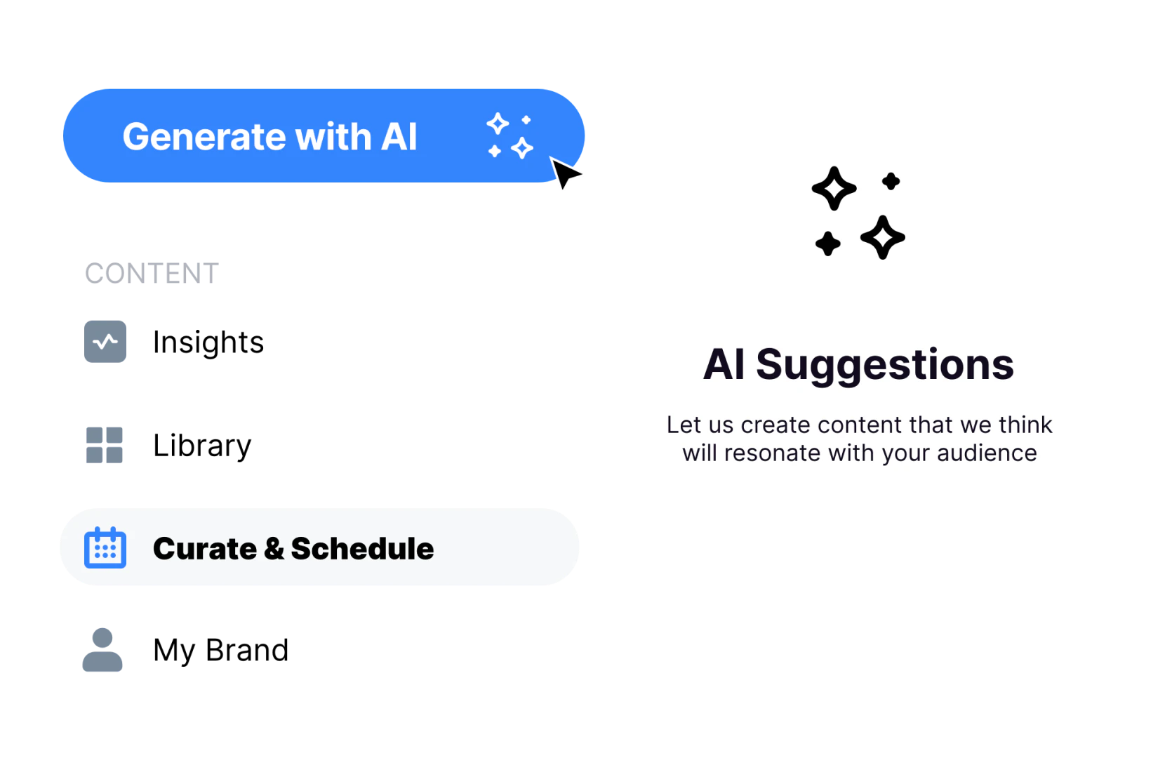 Quuu content curation feature demonstration