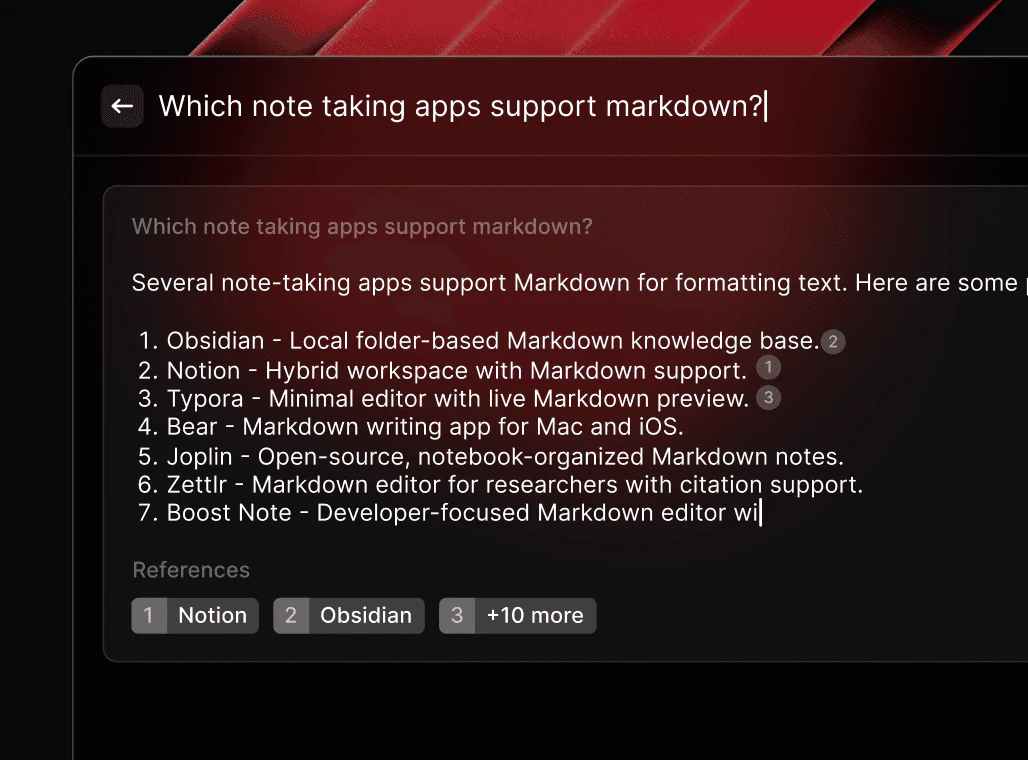 Raycast usage interface demonstrating AI features