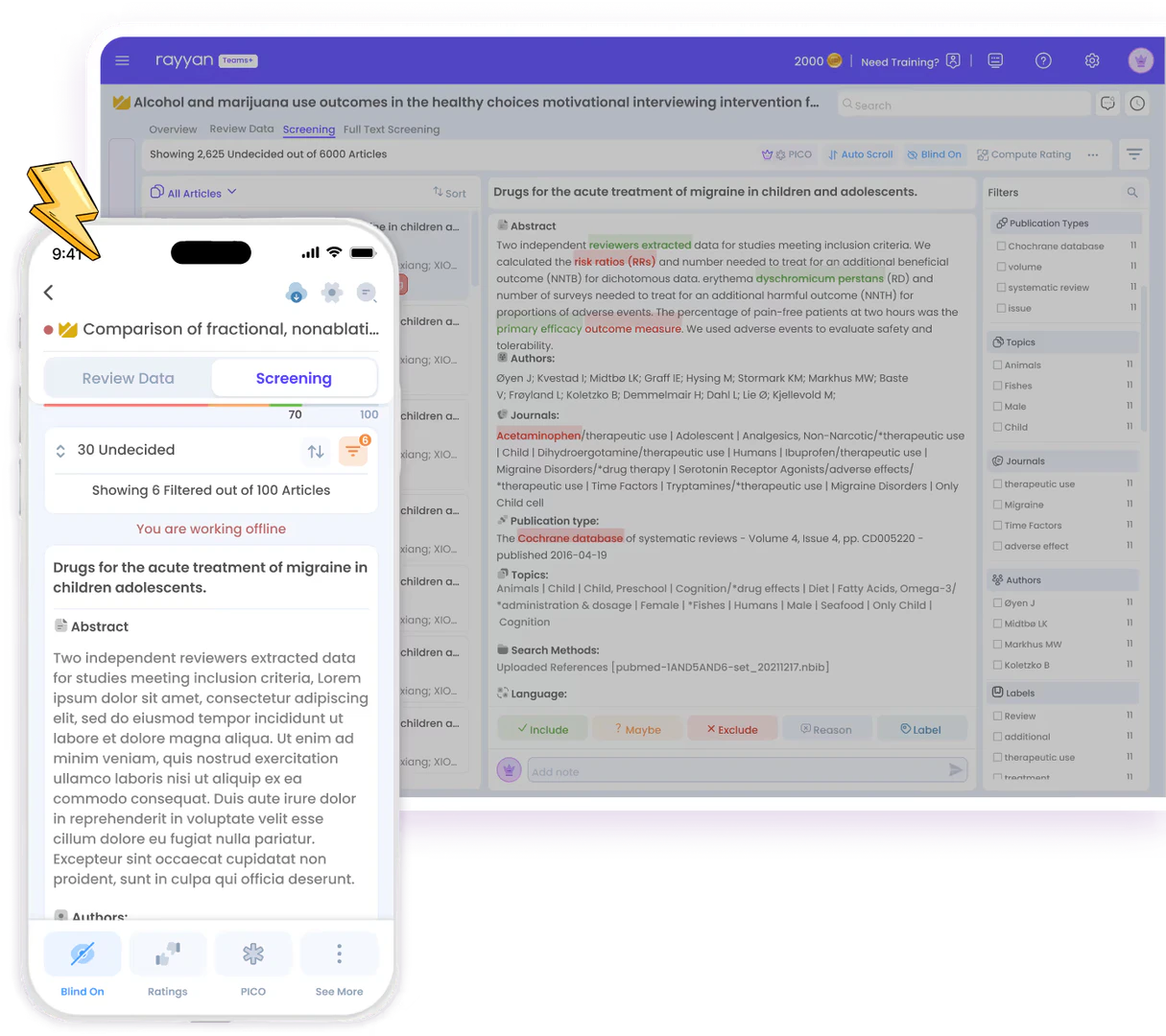 Rayyanai application scenario example