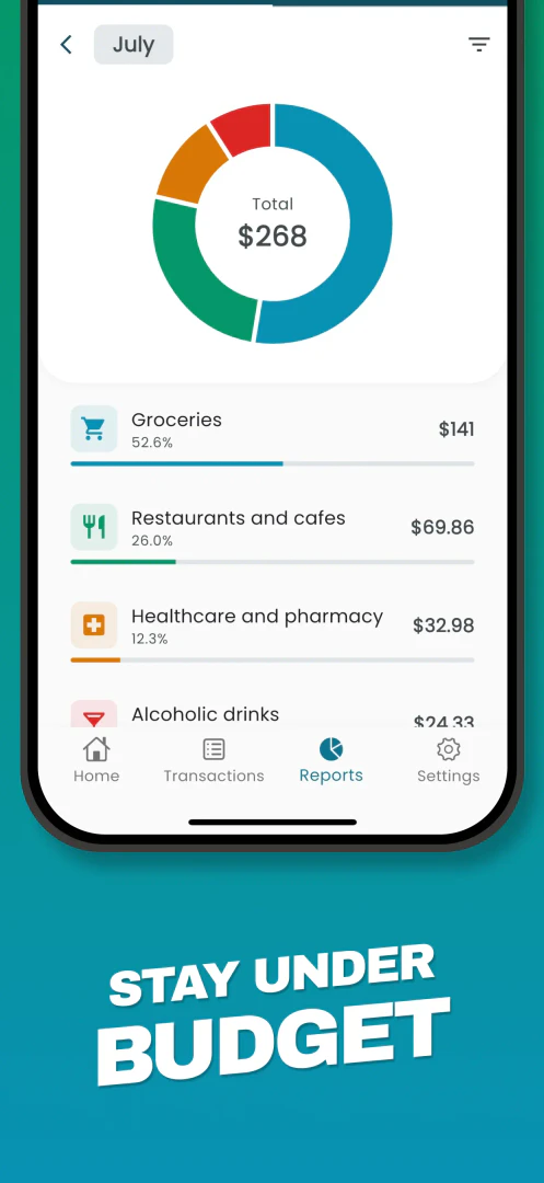 Showing Receiptix's smart categorization feature